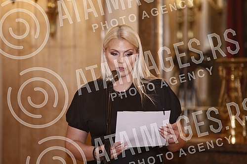 Solemn session of the Belgrade City Assembly at which representatives of the commissions for the City of Belgrade Award - Despot Stefan Lazarevic announced the decisions of the commissions on the winners for 2021 for achievements in nineteen differen