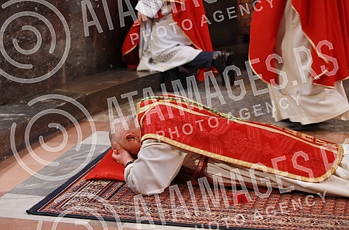 On Good Friday, Monsignor Stanislav Hocevar, Belgrade's archbishop and metropolitan, led the Good Friday rites in the church of St. Anthony.Monsinjor Stanislav Hocevar, beogradski nadbiskup i metropolit, na Veliki petak, predvodio je obrede Velikog