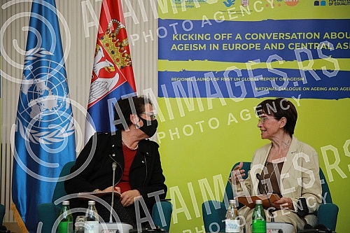 A discussion between the Ministry of Human and Minority Rights and Social Dialogue, the Commissioner for the Protection of Equality and the United Nations Population Fund (UNFPA) began at the Palace of Serbia, where the Global Report on Ageism and a 
