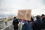 Blockade of Trbusnica (Serbia) - Sepak (BiH) border crossing in protest of Rio Tinto's Jadar project.Blokada granicnog prelaza Trbusnica (Srbija) - Sepak (BiH) u znak protesta zbog projekta Jadar kompanije Rio Tinto.