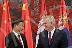 The second day of the visit of the President of China Xi Jinping's continued in the Palace of Serbia.Drugi dan posete predsednika Kine Si Djinping nastavio se svecanim docekom ispred Palate Srbija.