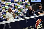In the press center of SC FSS, a media conference was organized by the head coach of the Serbian national team, Svetislav Pesic, and the president of the Basketball Federation of Serbia, Predrag Danilovic.U press centru SC FSS organizovana je konfe