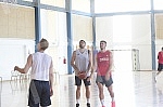 The open part of the training of the men's senior basketball team of Serbia at the FSS Sports Center in Stara Pazova.

Otvoreni deo treninga muske seniorske kosarkaske reprezentacije Srbije u Sportskom centru FSS u Staroj Pazovi. 