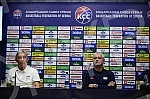In the press center of SC FSS, a media conference was organized by the head coach of the Serbian national team, Svetislav Pesic, and the president of the Basketball Federation of Serbia, Predrag Danilovic.U press centru SC FSS organizovana je konfe