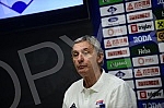 In the press center of SC FSS, a media conference was organized by the head coach of the Serbian national team, Svetislav Pesic, and the president of the Basketball Federation of Serbia, Predrag Danilovic.U press centru SC FSS organizovana je konfe