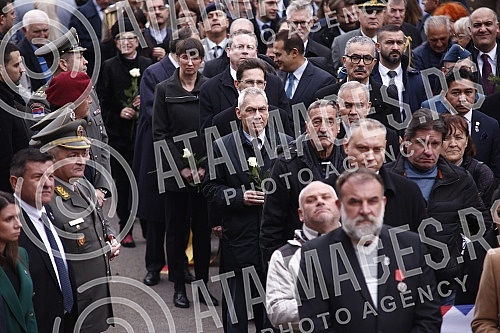 At the Memorial Ossuary of the Defenders of Belgrade in the First World War at the New Cemetery, Armistice Day in the First World War was marked.Kod Spomen-kosturnice branilaca Beograda u Prvom svetskom ratu na Novom groblju, obelezen je Dan primir