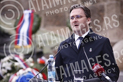 At the Memorial Ossuary of the Defenders of Belgrade in the First World War at the New Cemetery, Armistice Day in the First World War was marked.Kod Spomen-kosturnice branilaca Beograda u Prvom svetskom ratu na Novom groblju, obelezen je Dan primir