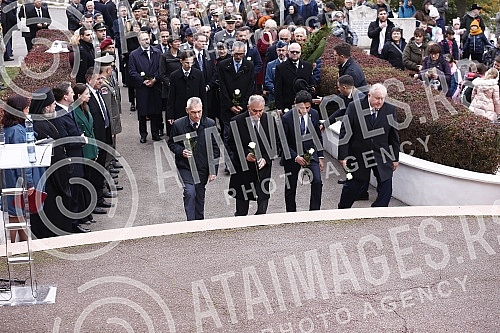 At the Memorial Ossuary of the Defenders of Belgrade in the First World War at the New Cemetery, Armistice Day in the First World War was marked.Kod Spomen-kosturnice branilaca Beograda u Prvom svetskom ratu na Novom groblju, obelezen je Dan primir