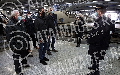 Minister of construction, transport and infrastructure Tomislav Momirovic visited the construction site of the railway station 