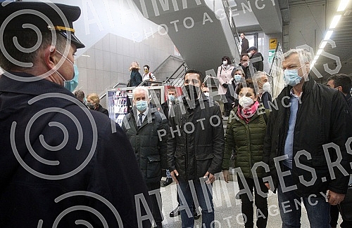 Minister of construction, transport and infrastructure Tomislav Momirovic visited the construction site of the railway station 
