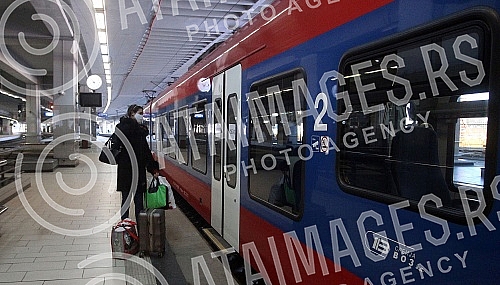 Minister of construction, transport and infrastructure Tomislav Momirovic visited the construction site of the railway station 