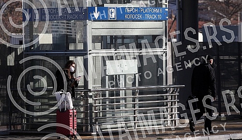 Minister of construction, transport and infrastructure Tomislav Momirovic visited the construction site of the railway station 