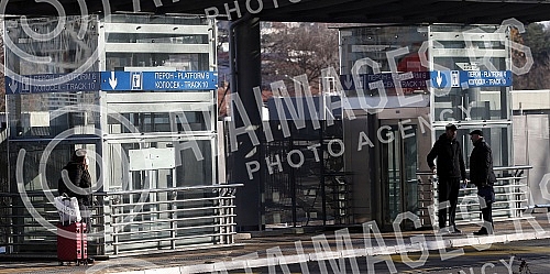 Minister of construction, transport and infrastructure Tomislav Momirovic visited the construction site of the railway station 