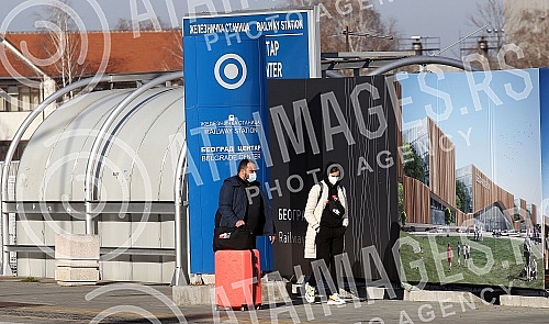 Minister of construction, transport and infrastructure Tomislav Momirovic visited the construction site of the railway station 