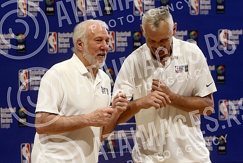 Opening of the international basketball camp 