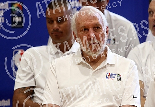 Opening of the international basketball camp 