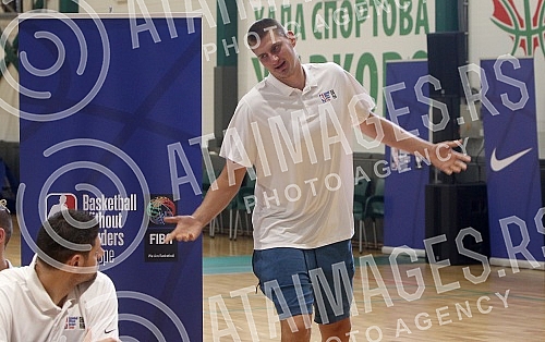 Opening of the international basketball camp 
