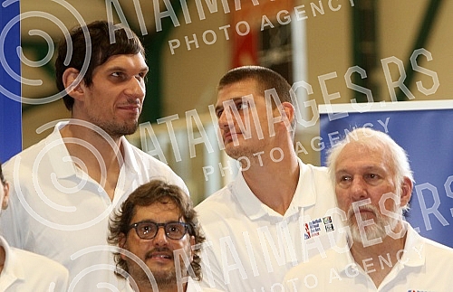 Opening of the international basketball camp 