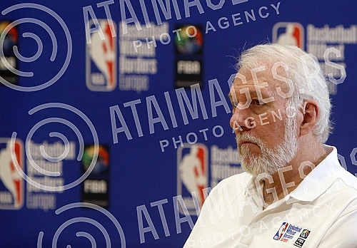 Opening of the international basketball camp 