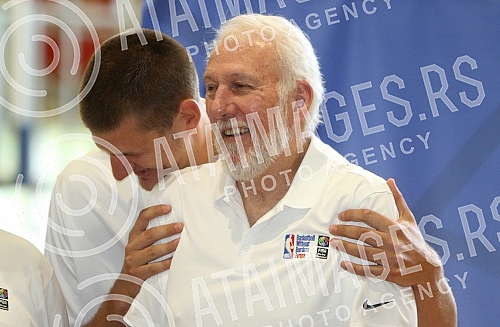 Opening of the international basketball camp 