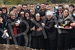 The Djokic family from Aleksinac, who were presumably killed between September 26 and 27 in the area of the village of Moravac, were seen off by relatives, neighbors, friends and priests from Goran's mother's house for eternal rest in the cemetery in