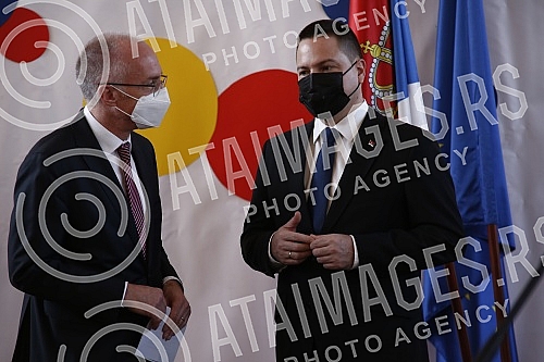  Serbian First Deputy Prime Minister and Minister of Education, Science and Technological Development Branko Ruzic and German Ambassador to Serbia Thomas Schieb visited the German school and signed an agreement on cooperation between the two governme