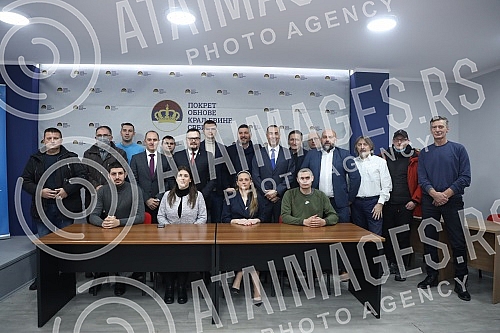 The Movement for the Renewal of the Kingdom of Serbia organized a press conference, and the president of POKS Zika Gojkovic and the top leadership of POKS addressed the media, while the presidents of the citizens' association who left the NADA coalit