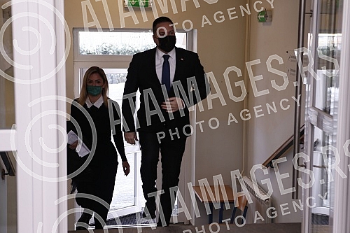  Serbian First Deputy Prime Minister and Minister of Education, Science and Technological Development Branko Ruzic and German Ambassador to Serbia Thomas Schieb visited the German school and signed an agreement on cooperation between the two governme