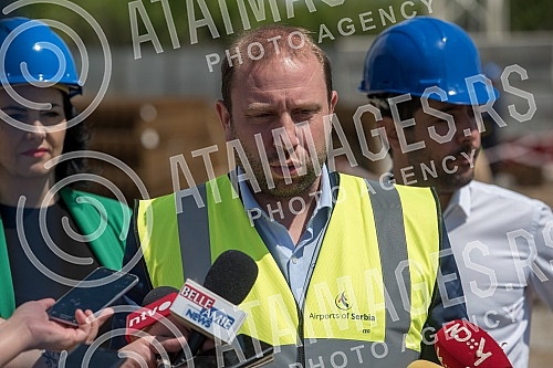 Airports of Serbia organized a tour of the works on the extension of the pier building within the complex of the Constantine the Great Airport in Nis.Aerodromi Srbije organizovao je obilazak radova na dogradnji pristanisne zgrade u okviru kompleksa