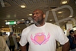 American MMA fighter Bob Sapp arrived in Belgrade tofight with Dusan Panajotovic.Americki MMA borac Bob Sap stigaou Beograd na mec sa Dusanom Panajotovicem. 