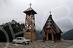 Drvengrad the movie ethno village of Mokra Gora, a village at the turn of Zlatibor and Tara, who is director Emir Kusturica built on a hill Mecavnik.Drvengrad, filmsko i etno selo izmedju Zlatibora i Tare koje je reditelj Emir Kusturica izgradio na 