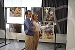 Prince Filip Karadjordjevic and Princess Danica Karadjordjevic at the Film Center of Serbia exhibition 