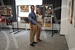 Prince Filip Karadjordjevic and Princess Danica Karadjordjevic at the Film Center of Serbia exhibition 