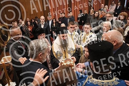 The foundation of Ilija Milosavljevic Kolarc marked 144 years of existence and the glory of the Holy Archangel Michael.Zaduzbina Ilije Milosavljevica Kolarca je obelezila 144 godine postojanja i slavu Svetog arhangela Mihaila.