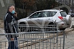 The man P.B. broke the protective fence in front of the National Assembly of the Republic of Serbia with a Toyota rav 4 car, threatening 