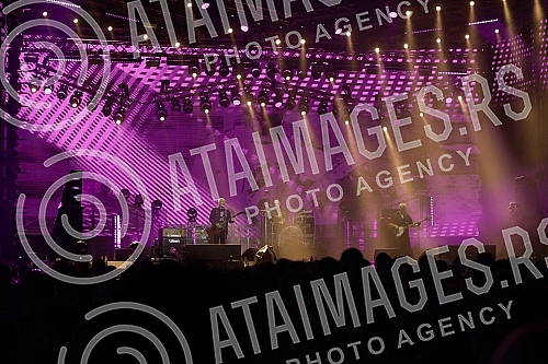 Performance of the band Van Gogh on the second day of the Exit Festival 2021 on the main stage.Nastup benda Van Gogh drugog dana Exit festivala 2021. na bini Main stage.