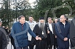 His Holiness Serbian Patriarch Porphyry visited Jahorina, where the church of St. Basil the Great is being built. Njegova svetost patrijarh srpski Porfirije obisao je Jahorinu gde se gradi crkva Svetog Vasilija Velikog.