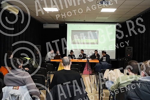 The seventeenth panel discussion within the cycle Angry Films, and the first in the new year, was held in the panel hall of the Belgrade Youth Center, and the topic was the recent cinema hit 