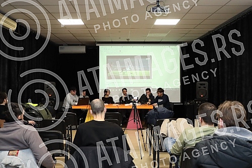 The seventeenth panel discussion within the cycle Angry Films, and the first in the new year, was held in the panel hall of the Belgrade Youth Center, and the topic was the recent cinema hit 