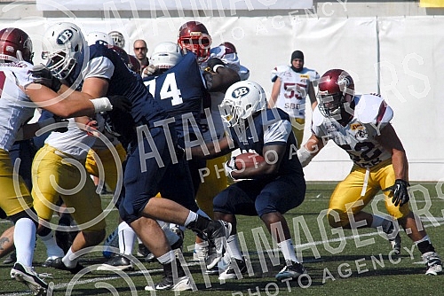 Final four Belgrade Europe Champions League odrzan na stadionu Vozdovac (TC Stadion) u Beograd. Prva polufinalna utakmica izmedju SBB Vukovi (Belgrade/Serbia) i London Blitz (Great Britain).