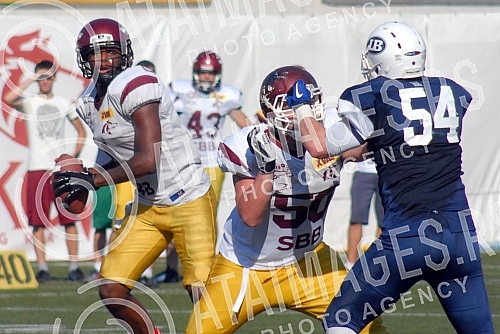 Final four Belgrade Europe Champions League odrzan na stadionu Vozdovac (TC Stadion) u Beograd. Prva polufinalna utakmica izmedju SBB Vukovi (Belgrade/Serbia) i London Blitz (Great Britain).