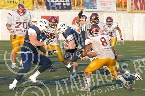 Final four Belgrade Europe Champions League odrzan na stadionu Vozdovac (TC Stadion) u Beograd. Prva polufinalna utakmica izmedju SBB Vukovi (Belgrade/Serbia) i London Blitz (Great Britain).