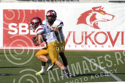 Final four Belgrade Europe Champions League odrzan na stadionu Vozdovac (TC Stadion) u Beograd. Prva polufinalna utakmica izmedju SBB Vukovi (Belgrade/Serbia) i London Blitz (Great Britain).
