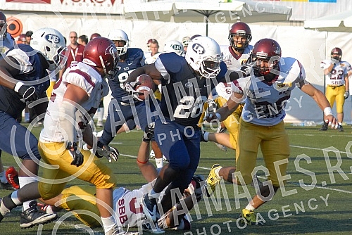 Final four Belgrade Europe Champions League odrzan na stadionu Vozdovac (TC Stadion) u Beograd. Prva polufinalna utakmica izmedju SBB Vukovi (Belgrade/Serbia) i London Blitz (Great Britain).