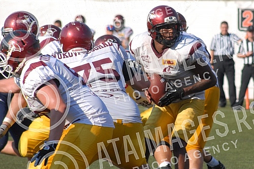 Final four Belgrade Europe Champions League odrzan na stadionu Vozdovac (TC Stadion) u Beograd. Prva polufinalna utakmica izmedju SBB Vukovi (Belgrade/Serbia) i London Blitz (Great Britain).