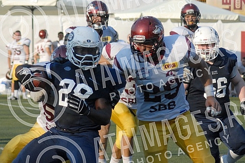 Final four Belgrade Europe Champions League odrzan na stadionu Vozdovac (TC Stadion) u Beograd. Prva polufinalna utakmica izmedju SBB Vukovi (Belgrade/Serbia) i London Blitz (Great Britain).