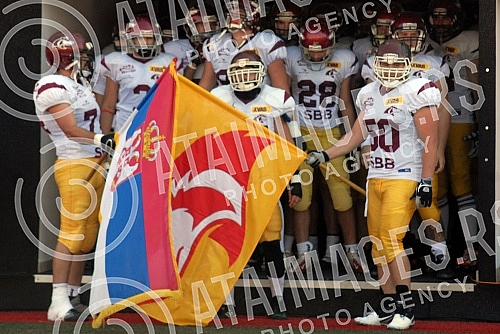 Final four Belgrade Europe Champions League odrzan na stadionu Vozdovac (TC Stadion) u Beograd. Prva polufinalna utakmica izmedju SBB Vukovi (Belgrade/Serbia) i London Blitz (Great Britain).