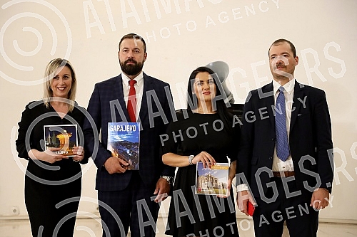 The press conference of the Tourist Board of Sarajevo Canton on the occasion of presenting the tourist offer of the city of Sarajevo and the promotion of vouchers intended for the vacation of health workers from Serbia in Sarajevo was held in the Hal