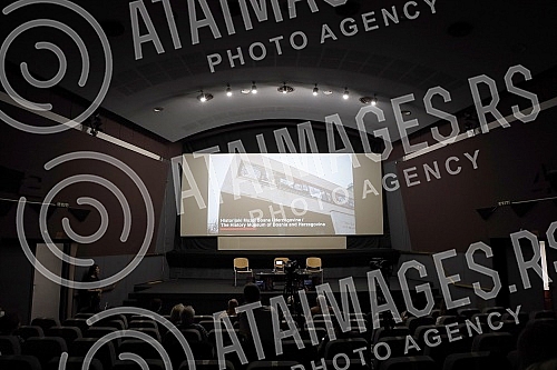 The press conference of the Tourist Board of Sarajevo Canton on the occasion of presenting the tourist offer of the city of Sarajevo and the promotion of vouchers intended for the vacation of health workers from Serbia in Sarajevo was held in the Hal