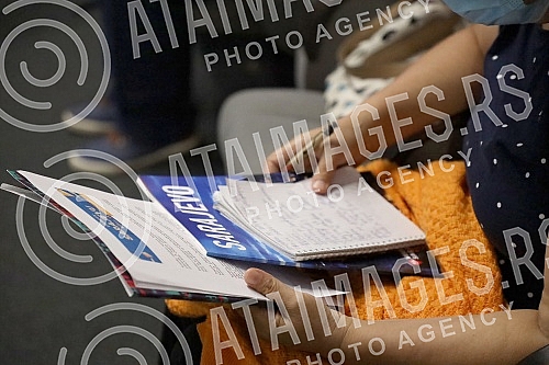 The press conference of the Tourist Board of Sarajevo Canton on the occasion of presenting the tourist offer of the city of Sarajevo and the promotion of vouchers intended for the vacation of health workers from Serbia in Sarajevo was held in the Hal